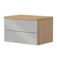 Viseča TV komoda 2 predala, Liberta 70 cm