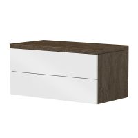 Viseča TV komoda 2 predala, Liberta 90 cm