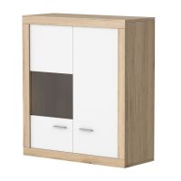 Dvodelna viseča vitrina z 1 steklenimi vrati, Porta