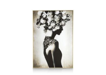 Okrasna slika, Flower crown 100x70