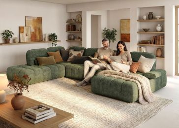 Modularna sedežna garnitura v obliki črke U, Akita XXL