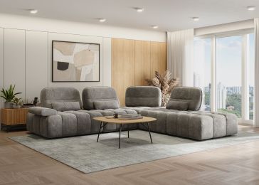 Modularna kotna sedežna garnitura, Akita XL