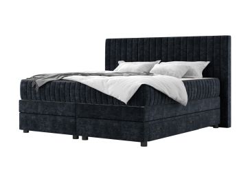 Boxspring postelja s predalom in vzmetnico, Bari