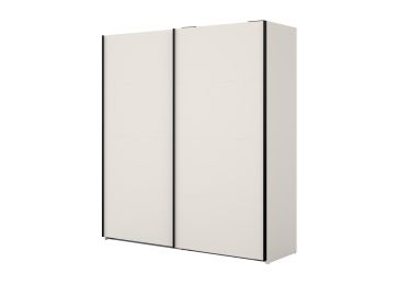 Drsna omara, 220x200, črna, Cvita Next