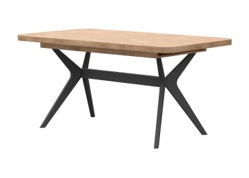 Miza raztegljiva, antracit, Davos