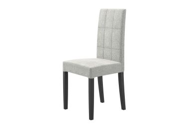 Oblazinjen stol, Dona črno/siv