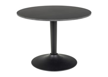 Okrogla barska miza fi 80, črno, Malta