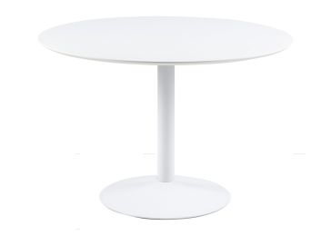 Okrogla miza fi 110, belo, Ibiza