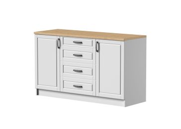 Komoda 2 vrata in 4 predali, Julija 150 cm