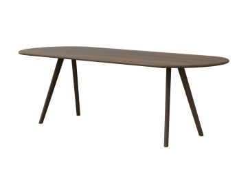 Stol leseno podnožje, Lamer Oval