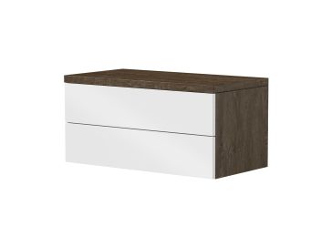 Viseča TV komoda 2 predala, Liberta 90 cm