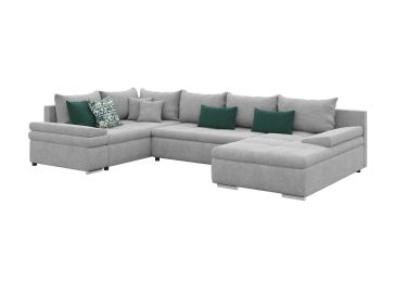 Raztegljiva sedežna garnitura v obliki črke U, Milano