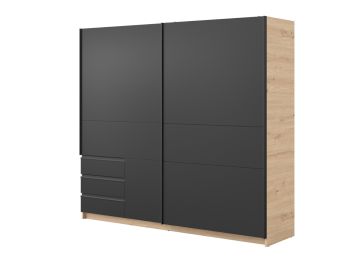 Drsna omara 200x220 s predali, Nela