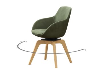 Fotelj, tip B hrastovo olje, Ordos