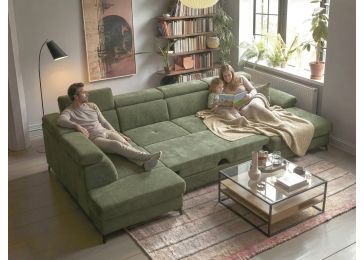 Velika sedežna garnitura v obliki črke U, Osaka XXL