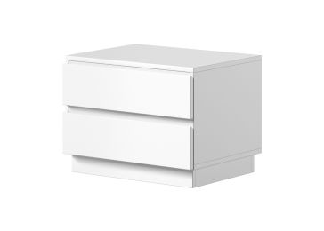 Nočni omarici 2L belo, Oskar Lux