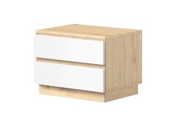 Nočni omarici 2L hrast Ontario, Oskar Lux