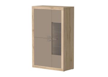 Vitrina z 2 vrati in 1 steklenimi vrati, Porta