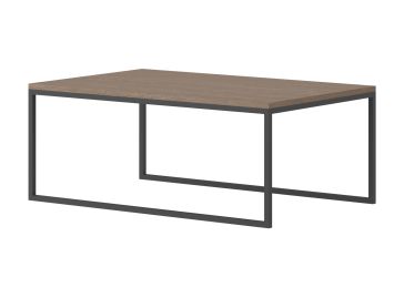 Klubska mizica 110x70 cm antracit, Quadro