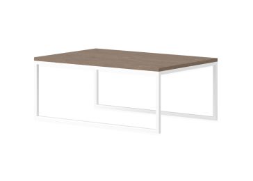 Klubska mizica 60x90 cm bela, Quadro