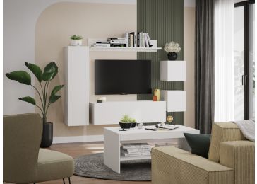 Regal za dnevno sobo, Riva belo S1