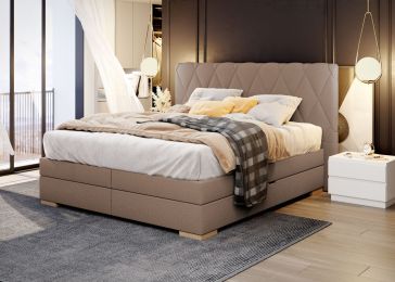 Boxspring postelja z vzmetnico, Rimini