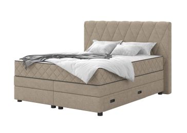 Boxspring postelja s predalom in vzmetnico, Rimini