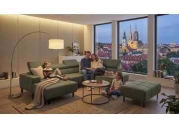 Modularna sedežna garnitura z električno funkcijo, Talia XXL