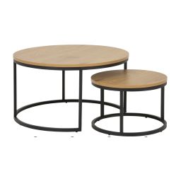 Klubska mizica 2 kos. fi 80, Spiro