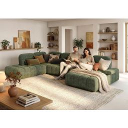 Modularna sedežna garnitura v obliki črke U, Akita XXL