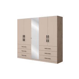 Omara 220x252 s 6 predali, 525 črna 256, Cvita Next