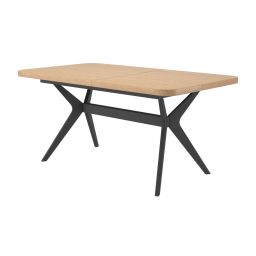 Miza raztegljiva, antracit, Davos