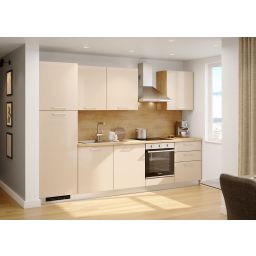 Blok kuhinja, Dea hrast chalet/saten sijaj/hrast chalet, 300 cm S17