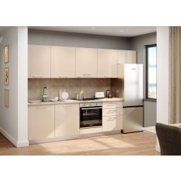 Blok kuhinja, Dea hrast chalet/saten sijaj/tabacco, 300 cm S18