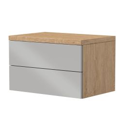 Viseča TV komoda 2 predala, Liberta 70 cm
