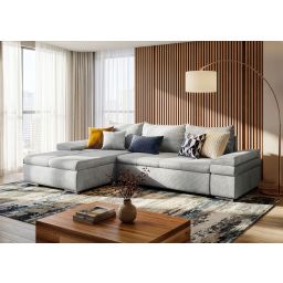 Kotna L raztegljiva sedežna garnitura, Milano