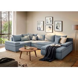 Raztegljiva sedežna garnitura v obliki črke U, Milano