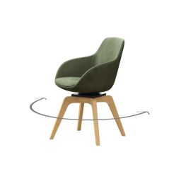 Fotelj, tip B hrastovo olje, Ordos