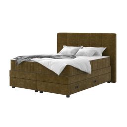 Boxspring postelja s predalom in vzmetnico, Pesaro