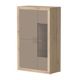 Vitrina z 2 vrati in 1 steklenimi vrati, Porta