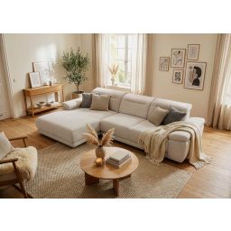 Modularna kotna sedežna garnitura z električno funkcijo, Serena L