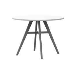 Miza okrogla fi 100, siva, Teo