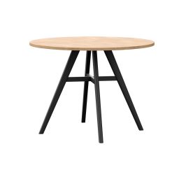 Miza okrogla fi 100, črna, Teo