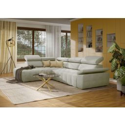 Modularna kotna sedežna garnitura z električno funkcijo, Valeria XL