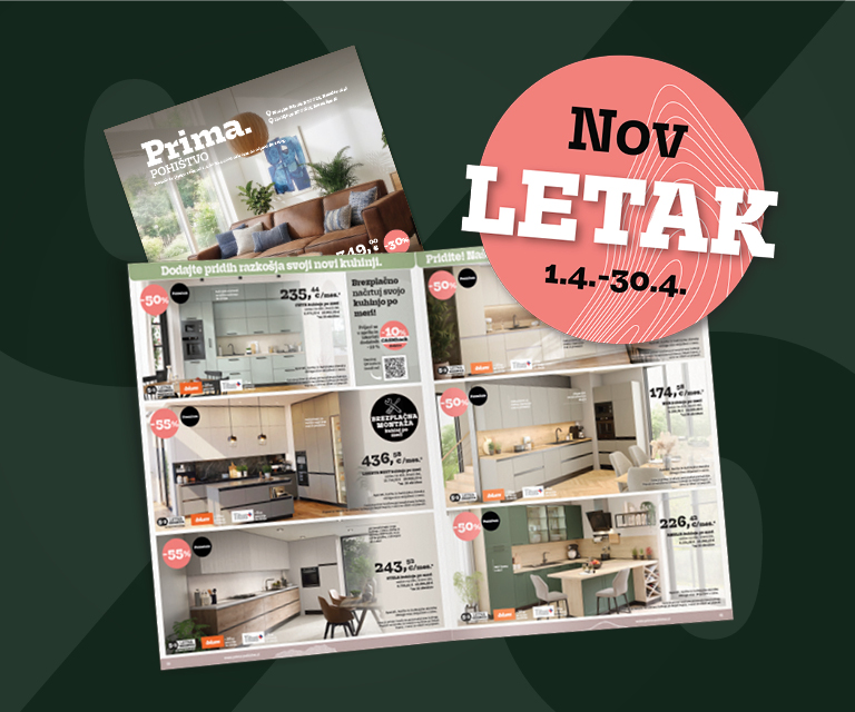Novi letak prinaša super ponudbo za opremo doma