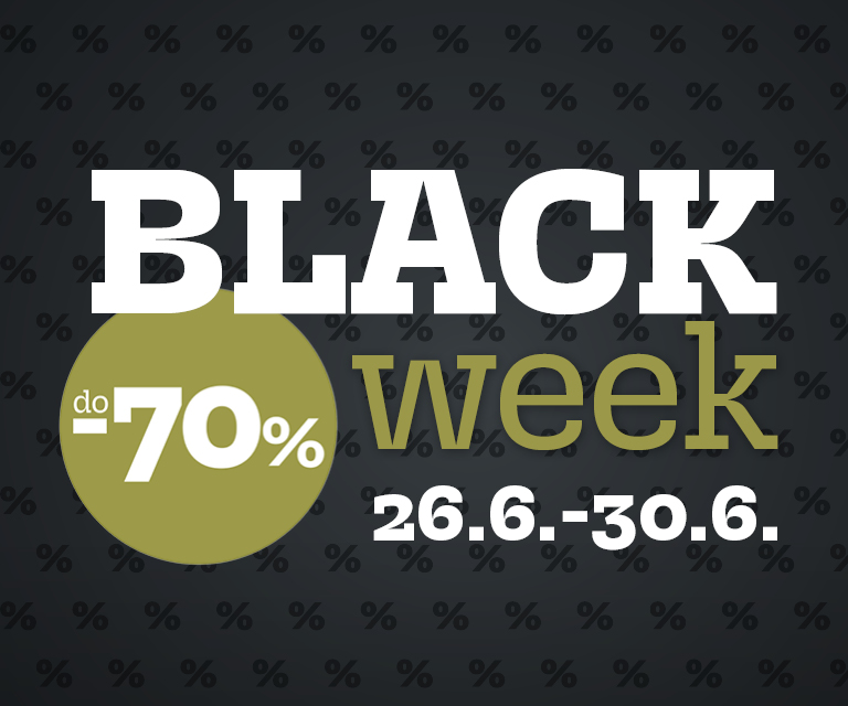 Ne izpustite velike Black week akcije s popusti do 70%!