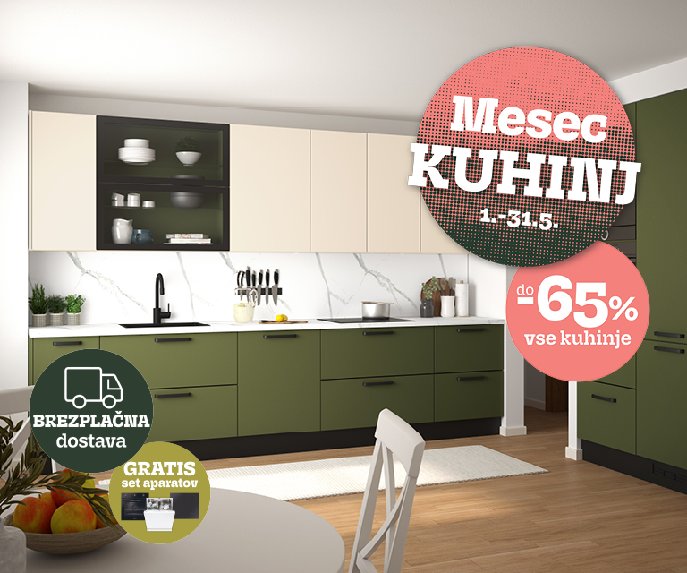V Mesecu kuhinj že diši po spomladanskih popustih na kuhinje
