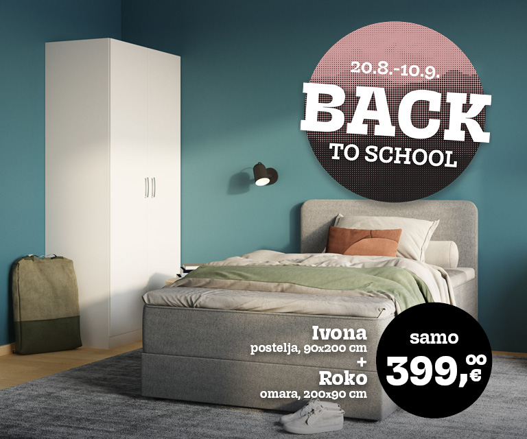 Back to School v novi sobi po super ceni