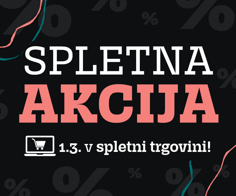 Velika spletna akcija 1.3. prinaša prihranke do 45 %.