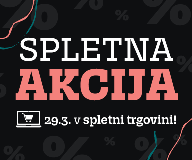 Velika spletna akcija 29.3. prinaša prihranke do 45 %.